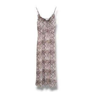 Wild Fable Women’s Snakeskin Print Midi Slip Dress – XS